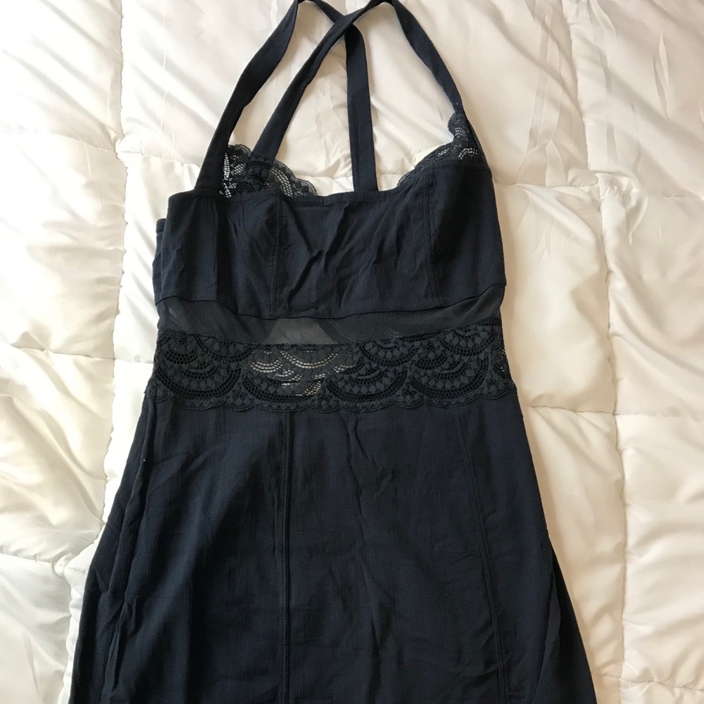 Navy free people dress NWT size M
